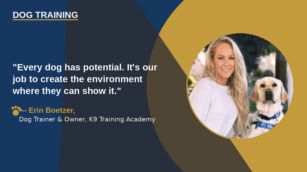 Erin Boetzer Dog Training Quotes